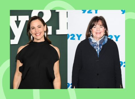 Jennifer Garner and Ina Garten split image