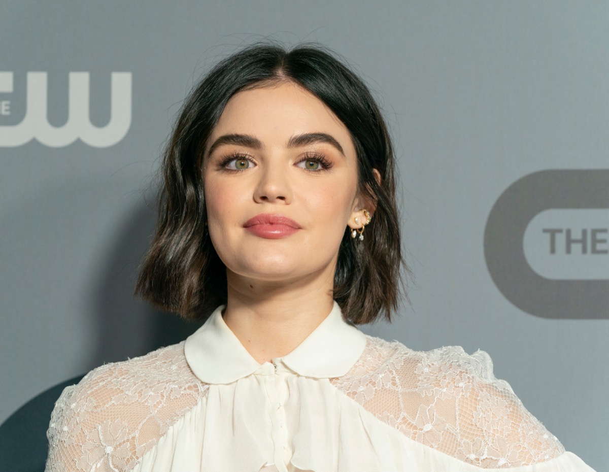 New,York,,Ny, ,May,16,,2019:,Lucy,Hale,Wearing