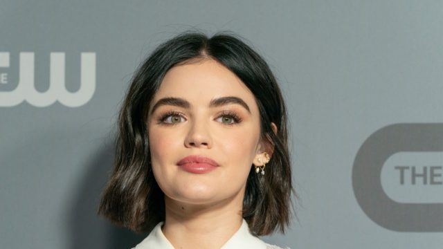 New,York,,Ny, ,May,16,,2019:,Lucy,Hale,Wearing